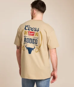 Tops|Graphic T-Shirts | tee luv Coors Banquet Rodeo T-Shirt Sand