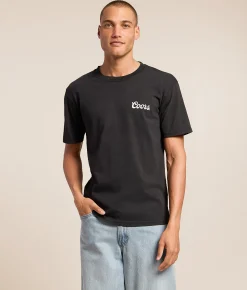 Tops|Graphic T-Shirts | Changes Coors Banquet Rope T-Shirt Black