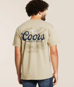 tee luv Coors Banquet T-Shirt Sand Hot