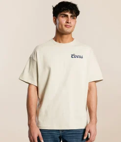 tee luv Coors Banquet T-Shirt Sand