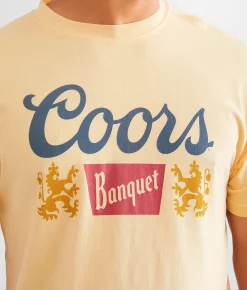 American Needle Coors Banquet T-Shirt Cream Best