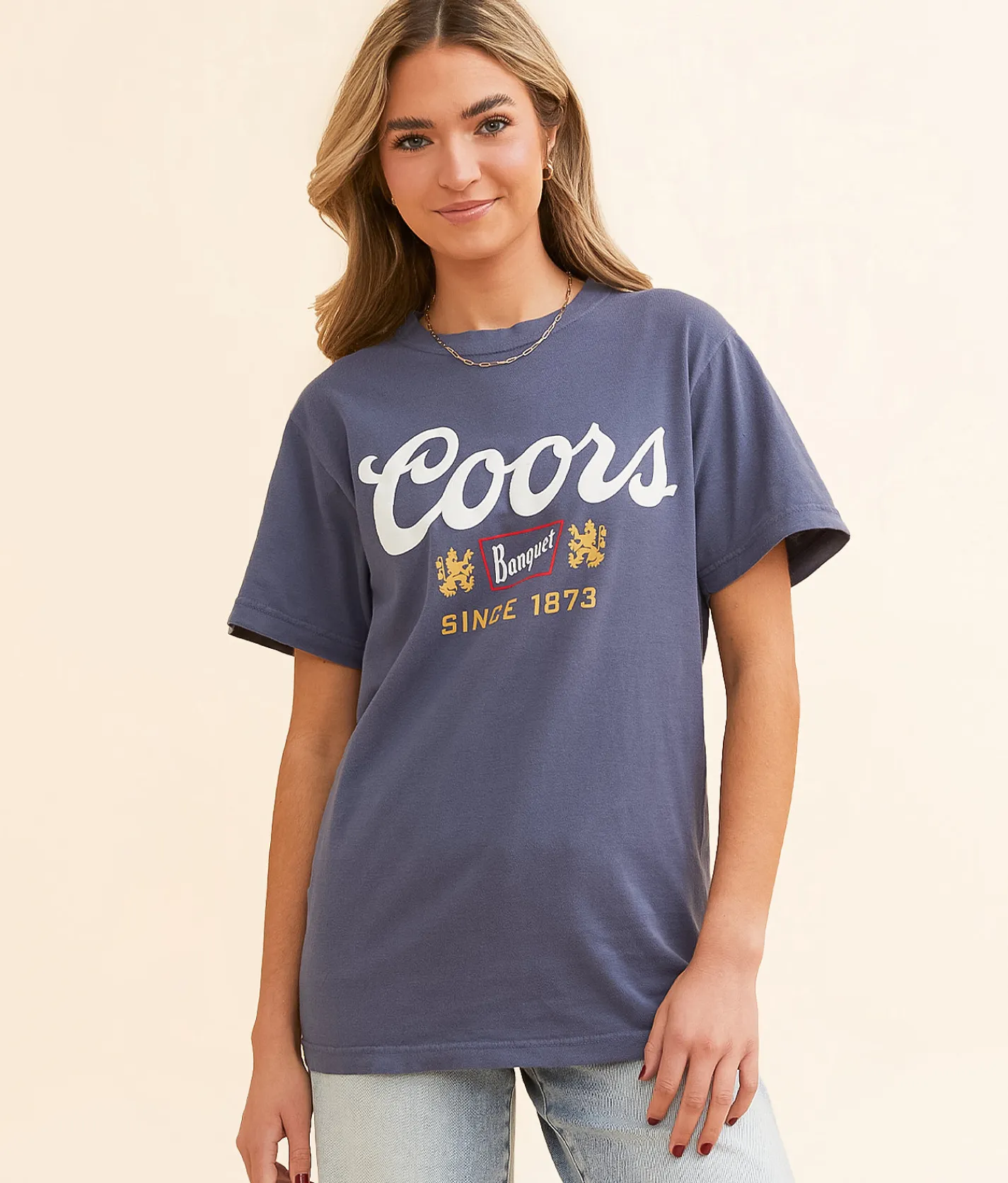 Brew City Coors Banquet T-Shirt Navy Best