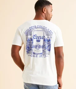 Graphic T-Shirts | Retro Brand Coors Banquet T-Shirt Vintage White