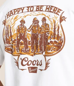 Seager Coors Banquet T-Shirt White Outlet