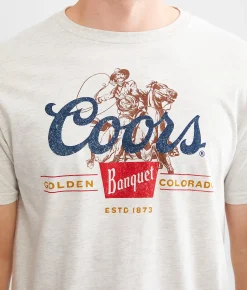 tee luv Coors Banquet T-Shirt Oatmeal