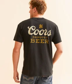 Graphic T-Shirts | tee luv Coors Banquet T-Shirt Black