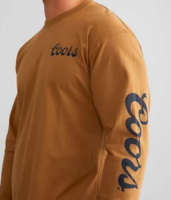 Graphic T-Shirts | tee luv Coors Banquet T-Shirt Light Brown