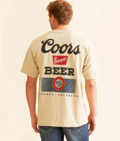 tee luv Coors Banquet T-Shirt Sand Discount