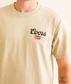 tee luv Coors Banquet T-Shirt Sand Discount