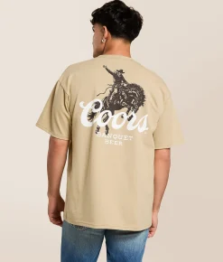 Tops|Graphic T-Shirts | tee luv Coors Banquet T-Shirt Sand