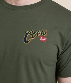 Graphic T-Shirts | tee luv Coors Banquet T-Shirt Surplus Green