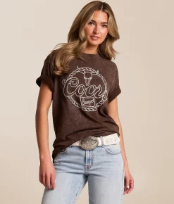 Tops | Changes Coors Banquet T-Shirt Brown