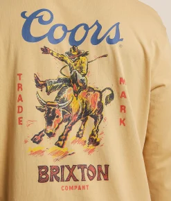 Tops|Graphic T-Shirts | Brixton Coors Bound T-Shirt Sand
