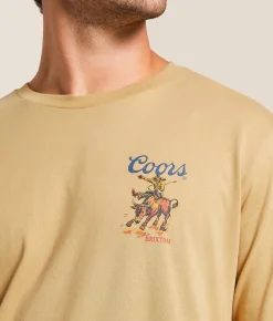 Tops|Graphic T-Shirts | Brixton Coors Bound T-Shirt Sand