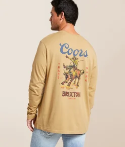 Tops|Graphic T-Shirts | Brixton Coors Bound T-Shirt Sand