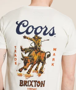 Brixton Coors Bound T-Shirt Cream