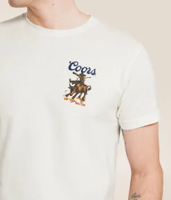 Brixton Coors Bound T-Shirt Cream