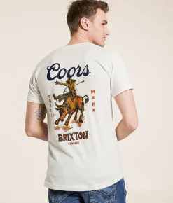 Brixton Coors Bound T-Shirt Cream