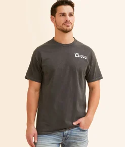 Graphic T-Shirts | Screen Stars Coors Brews & Boots T-Shirt Black