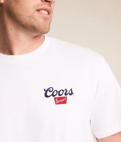 Tops|Graphic T-Shirts | Brixton Coors Buster T-Shirt White