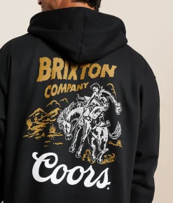 Tops | Brixton Coors Canyon Hooded Sweatshirt Black