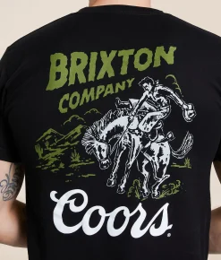 Graphic T-Shirts | Brixton Coors Canyon T-Shirt Black