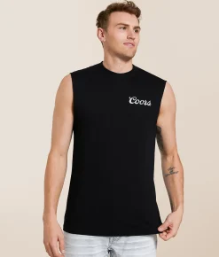 tee luv Coors® Cowboy Tank Top Black Online
