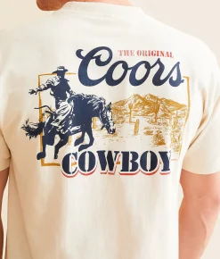 tee luv Coors Cowboy T-Shirt Cream Best