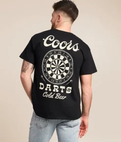 Tops|Graphic T-Shirts | American Needle Coors Darts T-Shirt White