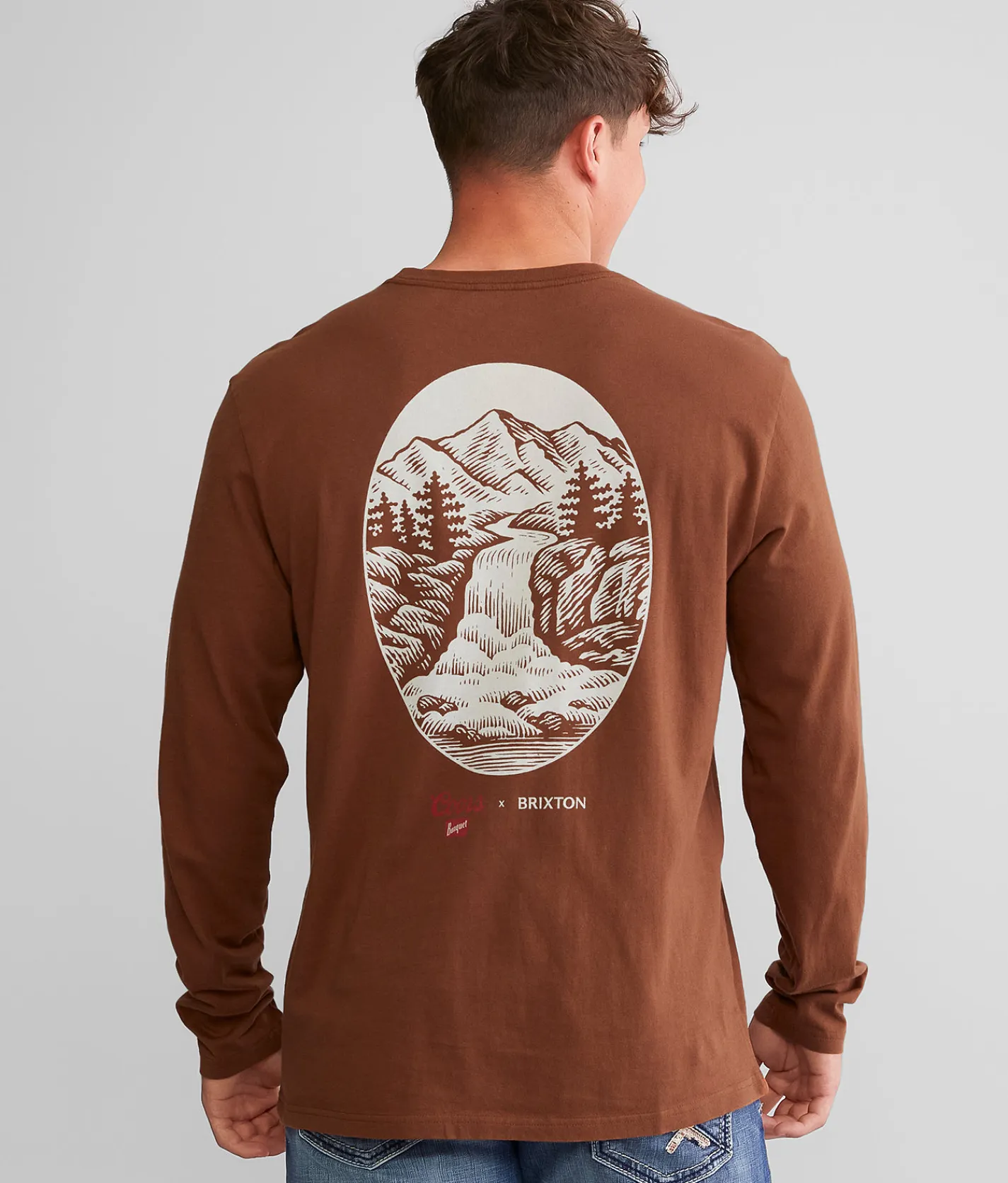 Brixton Coors Filter T-Shirt Bison Clearance
