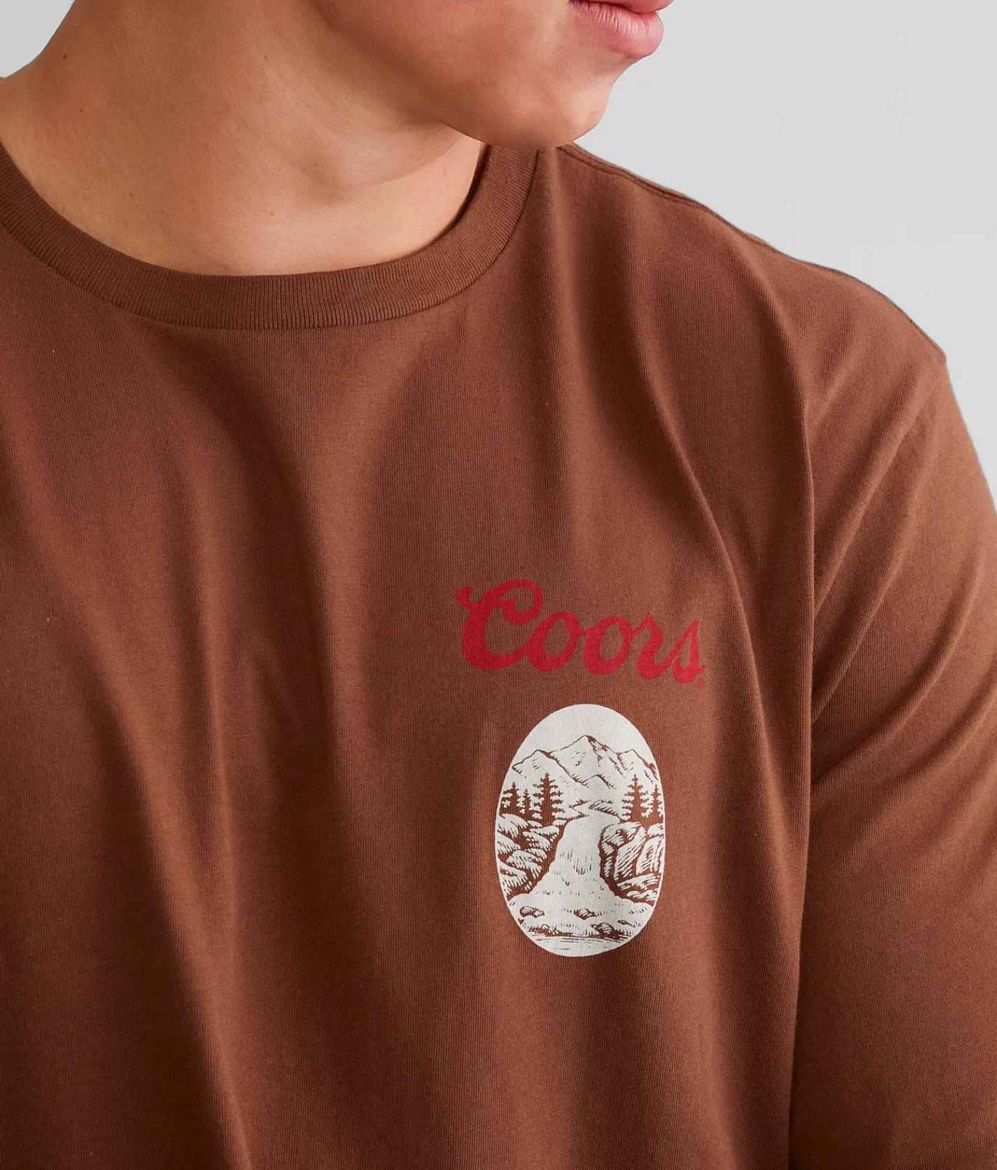 Brixton Coors Filter T-Shirt Bison Clearance
