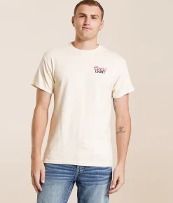 American Needle Coors Football T-Shirt Cream New