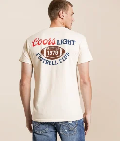 Graphic T-Shirts | American Needle Coors Football T-Shirt Cream