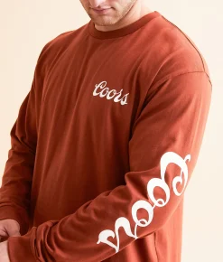 Graphic T-Shirts | tee luv Coors Golden Banquet Beer T-Shirt Rust