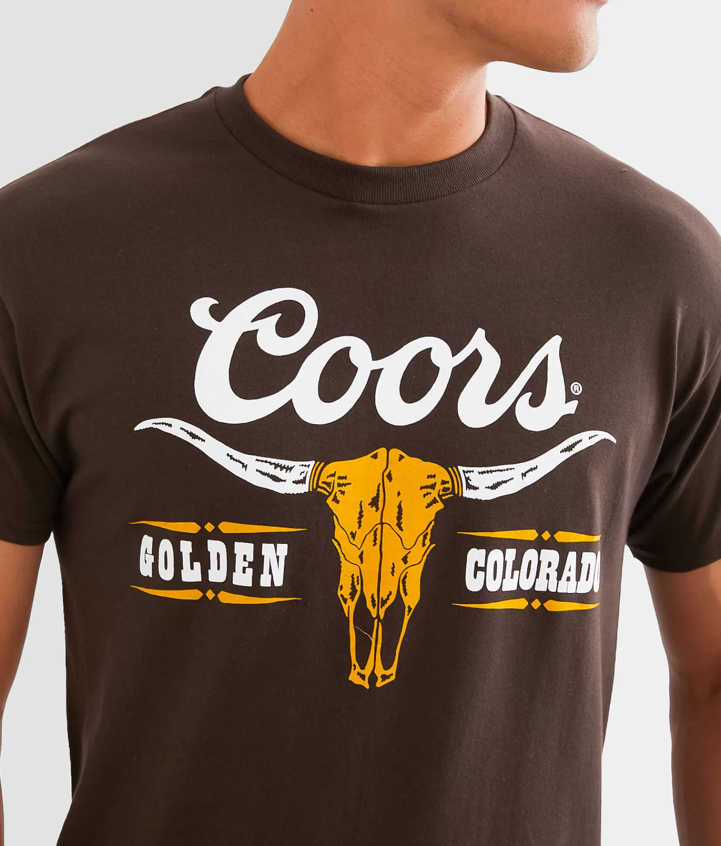 Graphic T-Shirts | Brew City Coors Golden Colorado T-Shirt Dark Chocolate