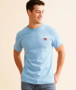 Changes Coors 1873 Golden Colorado T-Shirt Light Blue Hot