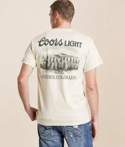 Graphic T-Shirts | American Needle Coors Golden CO T-Shirt Cream