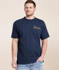 tee luv Coors Golden Lager T-Shirt Navy Outlet