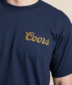 tee luv Coors Golden Lager T-Shirt Navy Outlet