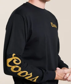 Tops|Graphic T-Shirts | tee luv Coors Golden T-Shirt Black