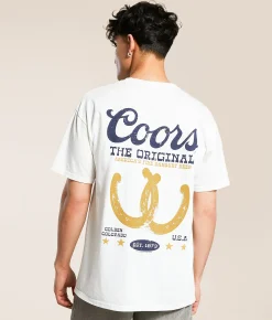 Tops|Graphic T-Shirts | Screen Stars Coors Horseshoes T-Shirt Vintage White