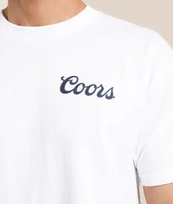 Tops | tee luv Coors Horseshoe T-Shirt White