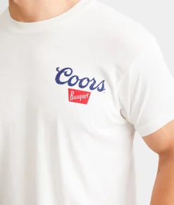 Graphic T-Shirts | Screen Stars Coors Horses T-Shirt Vintage White