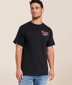 Tops|Graphic T-Shirts | American Needle Coors Light Can T-Shirt Black