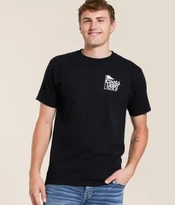 Graphic T-Shirts | Screen Stars Coors Light Golf 19th Hole T-Shirt Pirate Black