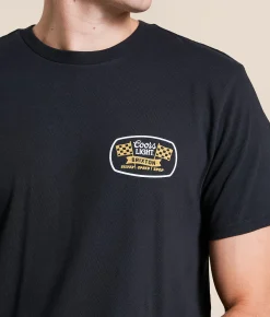 Brixton Coors Light Pit Stop T-Shirt Black Best