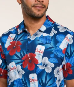 Valor Coors Light® Refresh Polo Navy Clearance