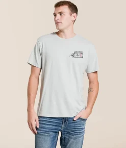 Tops|Graphic T-Shirts | Brixton Coors Light Speed T-Shirt Silver