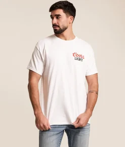 Tops|Graphic T-Shirts | American Needle Coors Light T-Shirt White