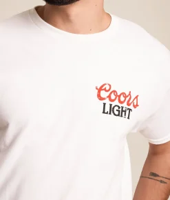 Tops|Graphic T-Shirts | American Needle Coors Light T-Shirt White